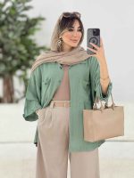 مانتو سر آستین پاگن وندا کد 7909