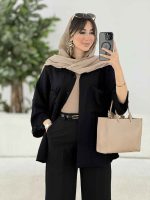 مانتو سر آستین پاگن وندا کد 7909 - تصویر 6