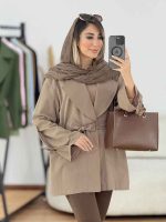 مانتو لینن دو دکمه نوژا کد 7840 - تصویر 13