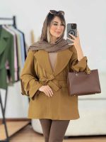مانتو لینن دو دکمه نوژا کد 7840 - تصویر 21