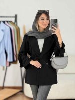 مانتو لینن دو دکمه نوژا کد 7840 - تصویر 14