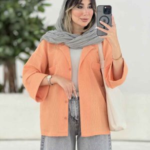 مانتو آستین پاکتی دل آرا کد 7911