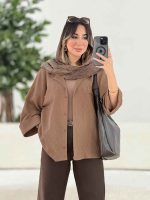 مانتو آستین پاکتی دل آرا کد 7911 - تصویر 4