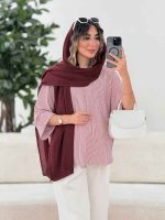 مانتو پانچ راه راه کد 7916 - تصویر 8