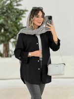 مانتو آستین پاکتی شقایق کد 7887 - تصویر 9