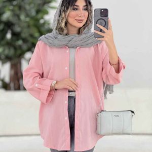 مانتو آستین پاکتی شقایق کد 7887