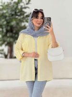 مانتو آستین پاگن هیلا کد 7904 - تصویر 11