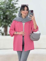 مانتو آستین پاگن هیلا کد 7904 - تصویر 2