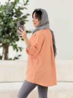 مانتو آستین پاگن هیلا کد 7904 - تصویر 9