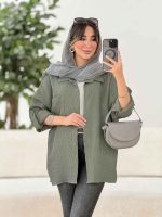 مانتو آستین پاگن هیلا کد 7904 - تصویر 8