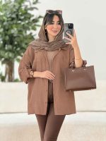 مانتو آستین پاگن هیلا کد 7904 - تصویر 13
