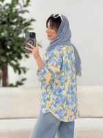 مانتو طرح دار زویا کد 7923 - تصویر 9