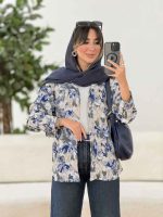 مانتو طرح دار زویا کد 7923