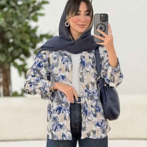 مانتو طرح دار زویا کد 7923