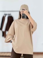 تیشرت باکسی ساده کد 7854 - تصویر 7
