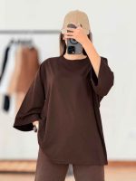 تیشرت باکسی ساده کد 7854
