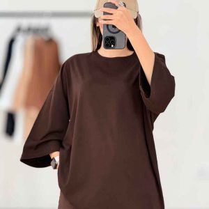 تیشرت باکسی ساده کد 7854