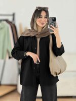 مانتو دو جیب سلما کد 7936 - تصویر 4