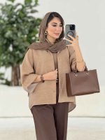 مانتو پشت پیله تابان کد 7921 - تصویر 12