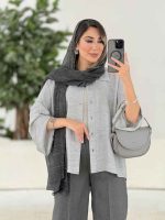 مانتو پشت پیله تابان کد 7921 - تصویر 10
