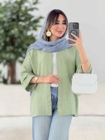 مانتو آستین پاکتی سلین کد 7965 - تصویر 15