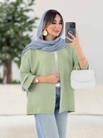 مانتو آستین پاکتی سلین کد 7965 - تصویر 19