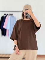 تیشرت باکسی ساده کد 7950 - تصویر 3