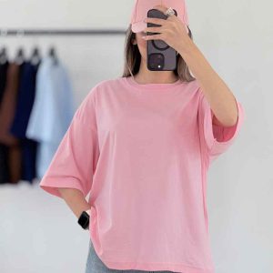 تیشرت باکسی ساده کد 7950