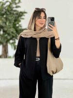 مانتو پایین هلال پروین کد 7954 - تصویر 8