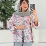 مانتو طرح دار الیکا کد 7960