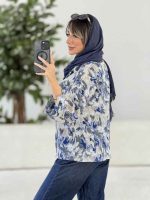 مانتو طرح دار الیکا کد 7960 - تصویر 6
