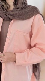 مانتو سر جیب دکمه پادینا کد 7934 - تصویر 20
