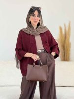 مانتو آستین پاگن کامیلا کد 7972 - تصویر 9