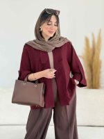 مانتو آستین پاگن کامیلا کد 7972