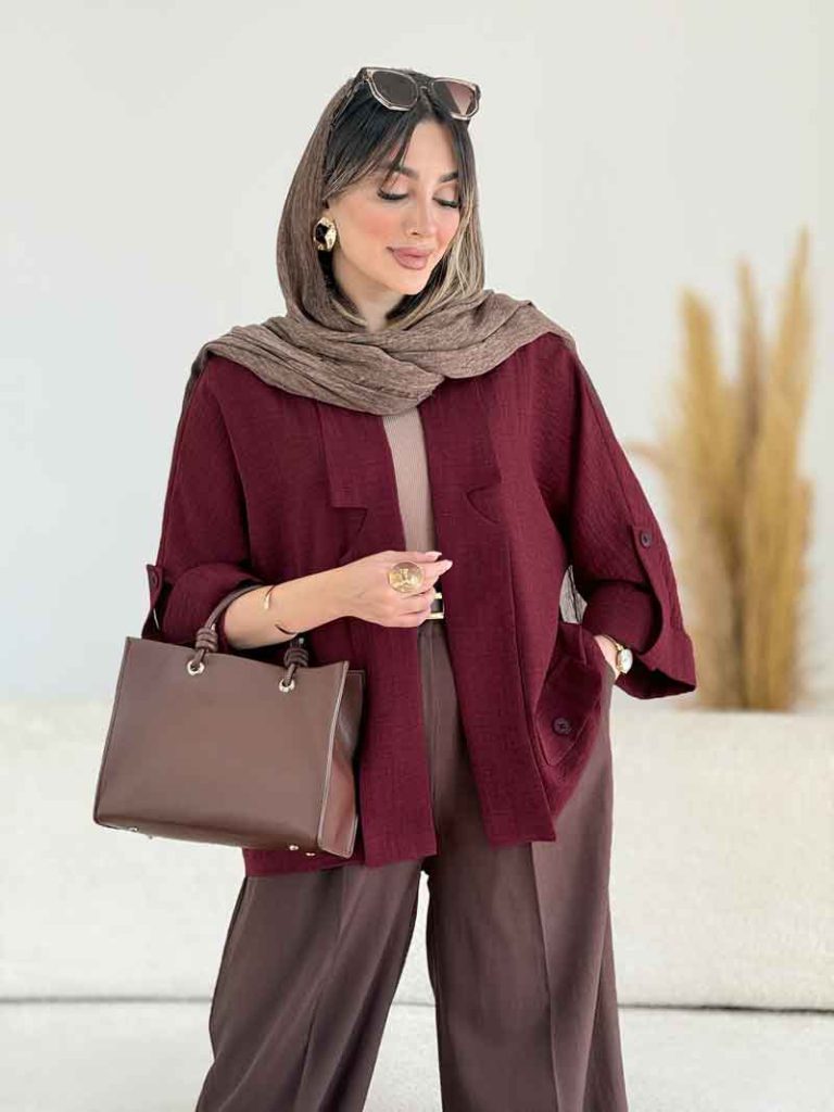 مانتو آستین پاگن کامیلا کد 7972