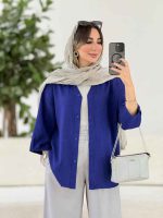 مانتو آستین پیله الهام کد 7933 - تصویر 19