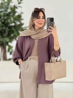 مانتو آستین پیله الهام کد 7933 - تصویر 20