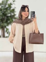 مانتو آستین پیله الهام کد 7933 - تصویر 26