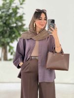 مانتو آستین پیله الهام کد 7933 - تصویر 6