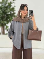 مانتو آستین پیله الهام کد 7933 - تصویر 40