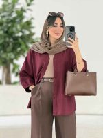 مانتو آستین پیله الهام کد 7933 - تصویر 35