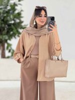 مانتو آستین پیله الهام کد 7933 - تصویر 42