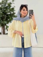مانتو پشت پیله یاسمن کد 8017
