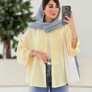مانتو پشت پیله یاسمن کد 8017