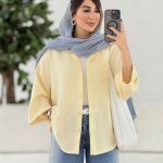 مانتو پشت پیله ژاله کد 7928