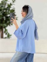 مانتو پشت پیله ژاله کد 7928 - تصویر 11
