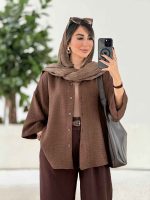 مانتو پشت پیله ژاله کد 7928 - تصویر 12