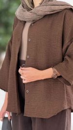 مانتو پشت پیله ژاله کد 7928 - تصویر 17