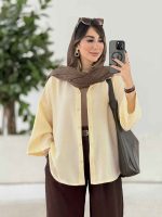 مانتو پشت پیله ژاله کد 7928 - تصویر 9