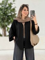 مانتو پشت پیله ژاله کد 7928 - تصویر 15